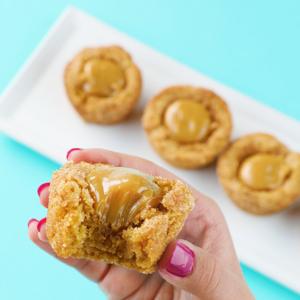 SnickerDULCE Thumbprint Blondies