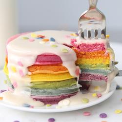 Celebration Rainbow Pancake Kit