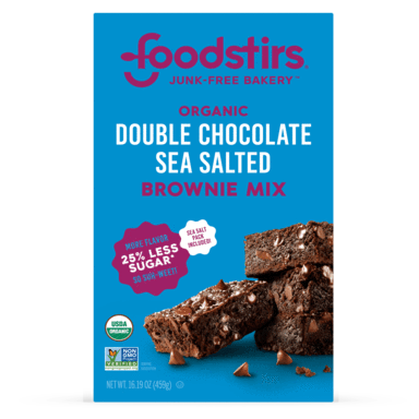 Foodstirs Organic Double Chocolate Sea Salted Brownie Mix