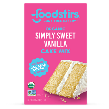 Organic Simply Sweet Vanilla Cake Mix