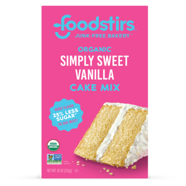 Organic Simply Sweet Vanilla Cake Mix