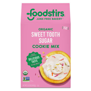 Foodstirs Organic Sweet Tooth Sugar Cookie Mix