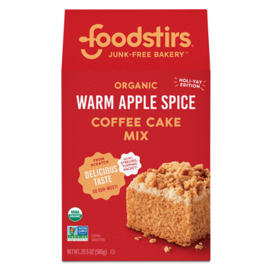 Foodstirs Organic Warm Apple Spice Coffee Cake Mix