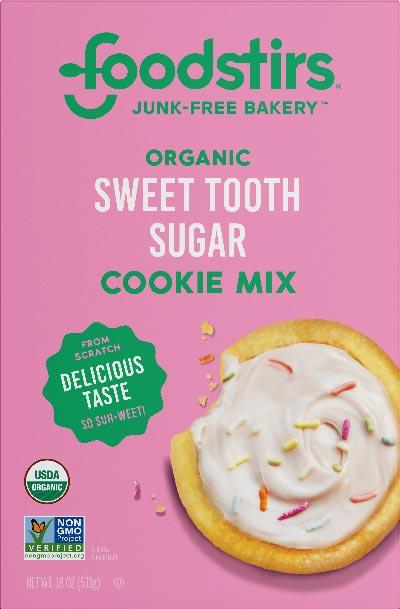 foodstirs organic organic sweet tooth sugar cookie
