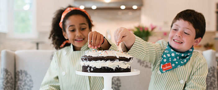 Kids in Kitchen Cooking
